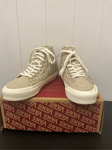 NEW Vans Sk8-Hi Tapered Eco Theory Checkerboard Brown Men’s Size 6.5 Women’s 8 - Picture 1 of 11