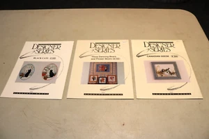 CROSS STITCH SUDBERRY DESIGNER 109 BLACK CATS 110 DANCING FLOWER BEARS 364 GEESE - Picture 1 of 11