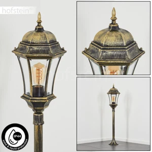 Wege Sockel Außen Steh Stand Leuchte Lampe Glas Garten Hof Einfahrt Beleuchtung - Bild 1 von 10