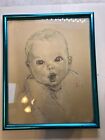 Gerber Products Co, 1931 The Gerber Baby Signed Dhs 8" by 10" With Frame