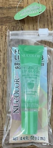 Nucolor Flavor Lip Gloss Green Apple 0.4oz-Brand New-SHIPS N 24 HOURS - Picture 1 of 4