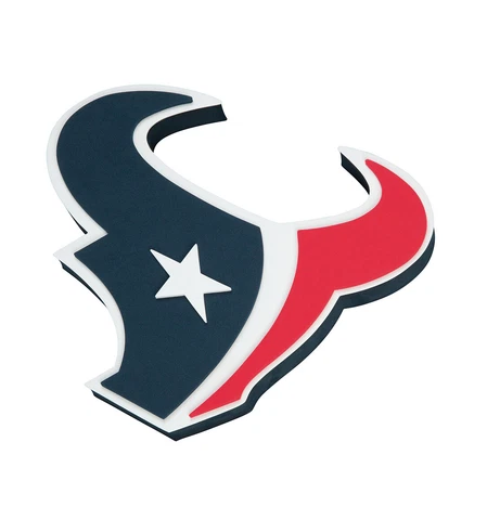 New NFL Houston Texans 3-D Foam Refrigerator Magnet Home Office Bar Decor Cover