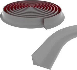 Collapsible Shower Threshold Water Dam Barrier, Bathtub Shower Splash Guard for - Picture 1 of 7