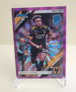 2019-20 PANINI CHRONICLES ADAMA TRAORE PURPLE LASER RATED ROOKIE #189 WOLVES - Picture 1 of 2