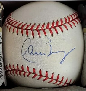 CARLOS BAERGA SIGNED OML BASEBALL INDIANS METS RED SOX NATIONALS - Picture 1 of 1
