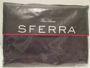 New SFERRA 4205 ASTI-WISTERIA Twin Blanket Bed Cover Purple NEW - Picture 1 of 9