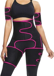 4 in 1 High Waist Arm and Thigh Wast Trainer for Women, Sweat Band Waist Trimmer - Picture 1 of 12
