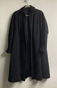 Cappotto nero 100% alpaca di Juilliard CALYPSO donna 24” largo per 41” lungo vintage - Foto 1 di 10