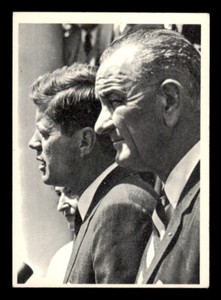 1964 Topps John F. Kennedy #1 Pres. JFK Meets Lyndon Johnson EX/MT