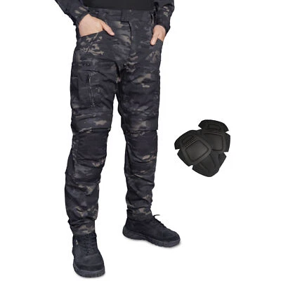 IDOGEAR Combat UFS Pants Tactical Pants w/ Knee Pads Gear Trousers Hunting Army - Image 1 of 4