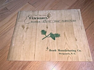 BEACHCRAFT RUGGED RUSTIC PINE FURNITURE Catalog BEACH MFG-Morgantown N. Carolina - Imagen 1 de 11