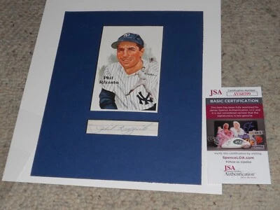 Phil Rizzuto Autograph 8 X 10 Color Matted Photo Card w/JSA - New York Yankees!! - Image 1 of 2