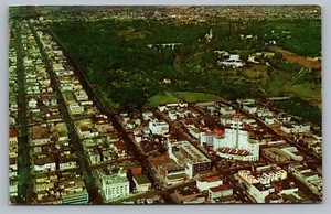 San Diego California Aerial View City And Balboa Park CA Postcard Vintage F2 - Picture 1 of 2