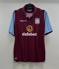Aston Villa Home Football Shirt 2014/15 Adults Large Macron A923