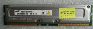 Samsung MR16R0824BN1-CK8 800-45 RIMM 64MB/4 Memory - Picture 1 of 2