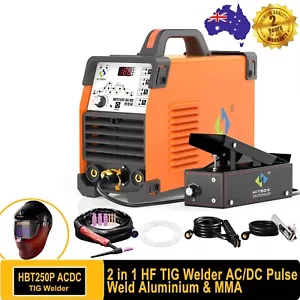 200A Aluminum HF TIG AC DC TIG Welding Machine Inverter TIG Welder W/Foot Pedal - Picture 1 of 17