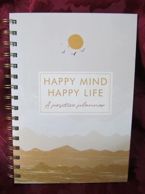 Lisa Angel Positivity Planner Journal/Diary Undated Happy Mind Happy Life - Image 1 of 4
