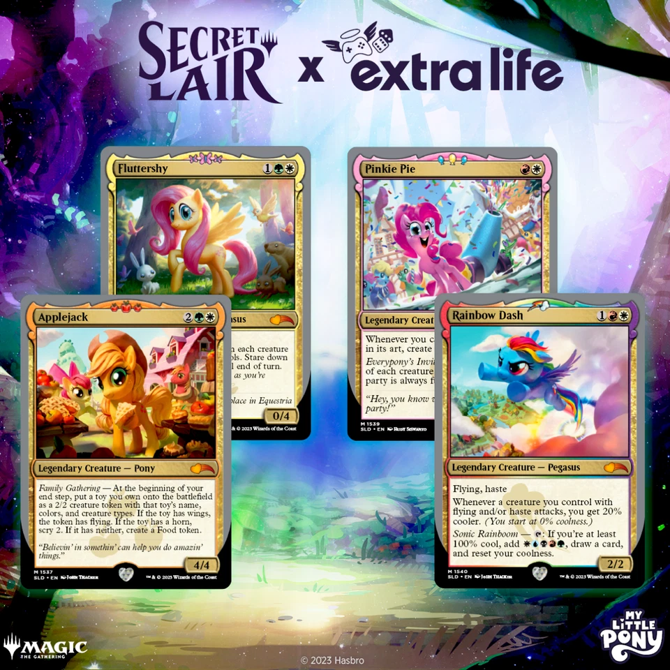 Secret Lair Drop Series: Ponies - The Galloping 2 (Extra Life 2023) (Non Foil) - Image 1 of 1