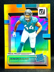Panini Donruss 2022 - Travon Walker RC #325 - Holo dorado prueba de prensa clasificación novato - Imagen 1 de 2