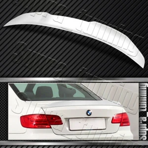 W-Power Pearl White Rear Trunk Spoiler Wing For 2007-2013 BMW 3-Series Coupe E92 - Picture 1 of 5
