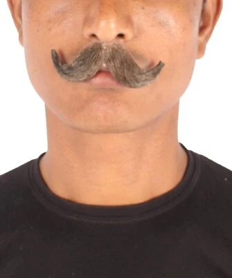 Men's Imperial Synthetic Hair Mustache Facial Hair Multiple Color Options M-1257 - Image 1 of 4