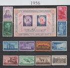 US, 1073-1085, 1075 S/S, 1956 COMPLETE YEAR, MNH, VF, COLLECTION MINT NH, OG