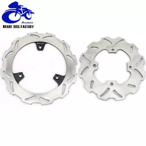 Rotores de disco de freno trasero delantero sólido YZ85 02-17 para Yamaha YZ80 93-01 YZ85LW 02-24 - Imagen 1 de 9