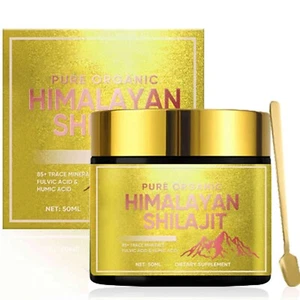 Shilajit-Harz 50g, reines Himalaya Shilajit Harz reich an Fulvosäure und Minera - Bild 1 von 6