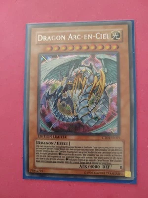 Dragon Arc En Ciel Carte Yu Gi Oh Français Ct04-fr005 Brillante - Photo 1/4