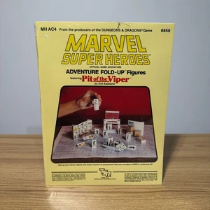 Marvel Super Heroes Adventure Fold-Up Figures Pit of the Viper TSR MH AC4 SEALED - Picture 1 of 2