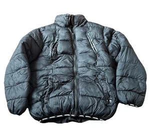 Diesel Jugend große schwarze gefütterte Jacke Sherpa gefüttert Wintermantel Größe 14/16 - Bild 1 von 7