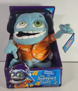 Vintage Crazy Frog The Singing DJ Annoying Thing 2005 Plush Toy Canadian *NEW* - Bild 1 von 17