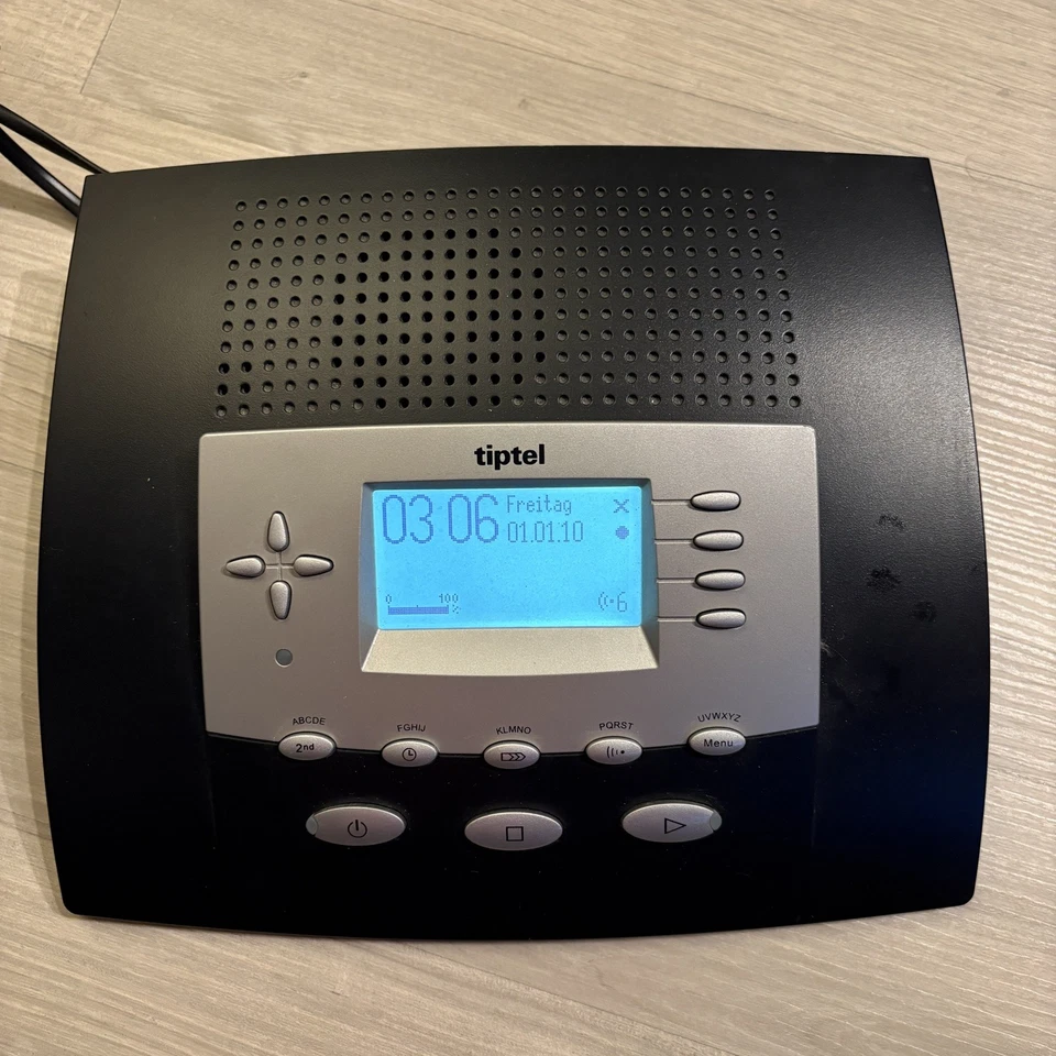 Tiptel 540 SD Anrufbeantworter mit 2GB Speicherkarte und Netzteil  - Bild 1 von 4