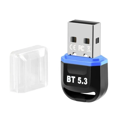 Mini USB Bluetooth 5.3 Adapter Downward Audio Receiver For A2DP HSP AVRCP HID F - Image 1 of 4