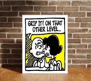 Mark Drew Grip It Canvas Wrap Floating Frame Canvas Poster Framed Art Print - Picture 1 of 10