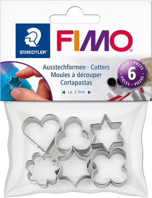 Stampini, Metallo, Argento, Cutter Shapes X6 - Immagine 1 di 4