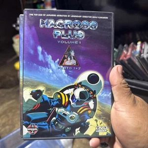 Macross Plus (1999) Volume 1 & 2 Parts 1-4 Anime Video DVD with INSERTS! MINT!!! - Picture 1 of 6