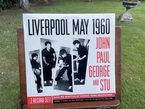 Liverpool May 1960 John Paul George + Stu Beatles LP 2 Record Set 1980`s Ex+ - Picture 1 of 10