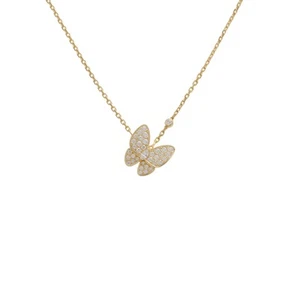 Van Cleef & Arpels Fauna de Papillon  VCARP3DP00 K18 yellow gold necklace - Picture 1 of 8