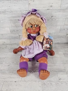 Vintage NABER KIDS Doll WOOD CHIPS & RESIN Sissi Rare COA ATTACHED Toddler 18" - Picture 1 of 11