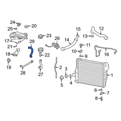For Porsche Boxster 2013-2016 Porsche 98110627000 Engine Coolant Overflow Hose Foto 1 de 4