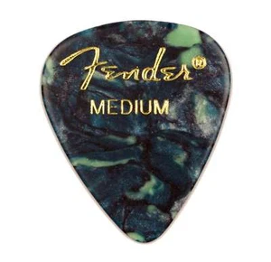 Selecciones Premium Fender® 351 genuinas, paquete de 12, turquesa marina mediana 198-0351-808 - Imagen 1 de 3