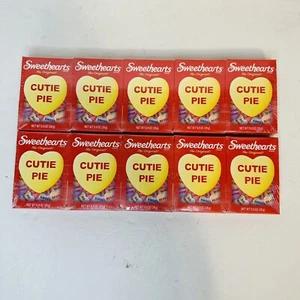 Sweethearts Lot Of 2 The Original Cutie Pie CONVERSATION HEARTS Candy 12/2026 - Foto 1 di 3