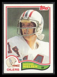 Gifford Nielsen 1982 Topps #100  Houston Oilers Rookie
