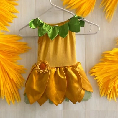 GYMBOREE Sunflower COSTUME DRESS SIZE 18-24 Months HALLOWEEN DRESS UP gold yello - Image 1 of 4