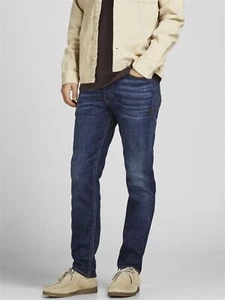 Jack & Jones Herren Jeans Hose Blau JJITIM JJVINTAGE Slim Fit W31 W32 W33 Neu  - Picture 1 of 7