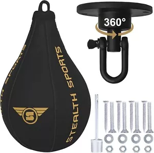 Stealth Sports Speed Ball Boxing – MMA Speed Bag & Hanging Swivel Kit for Boxing - Picture 1 of 7
