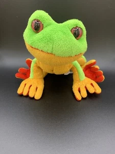 Ganz vintage Tree Frog Webkinz Lil'Kinz 7"Stuffed Animal Toy HS109 NO CODE - Picture 1 of 6