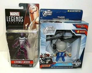Marvel Legends Series Living Laser Figure & Avengers Levitating Thor USB Toy New - Picture 1 of 8
