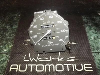 92-93 OEM USDM Acura Integra DA DA6 tablero medidor clúster velocímetro 228K Foto 1 de 4